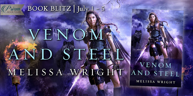 We're celebrating the release of VENOM AND STEEL by MELISSA WRIGHT!