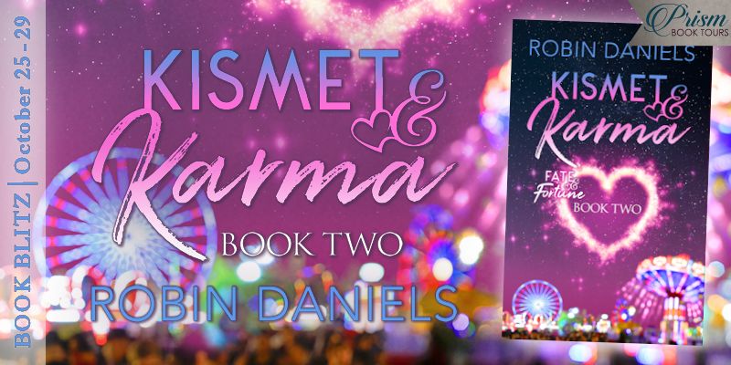 We're blitzing about the release of KISMET & KARMA by Robin Daniels!