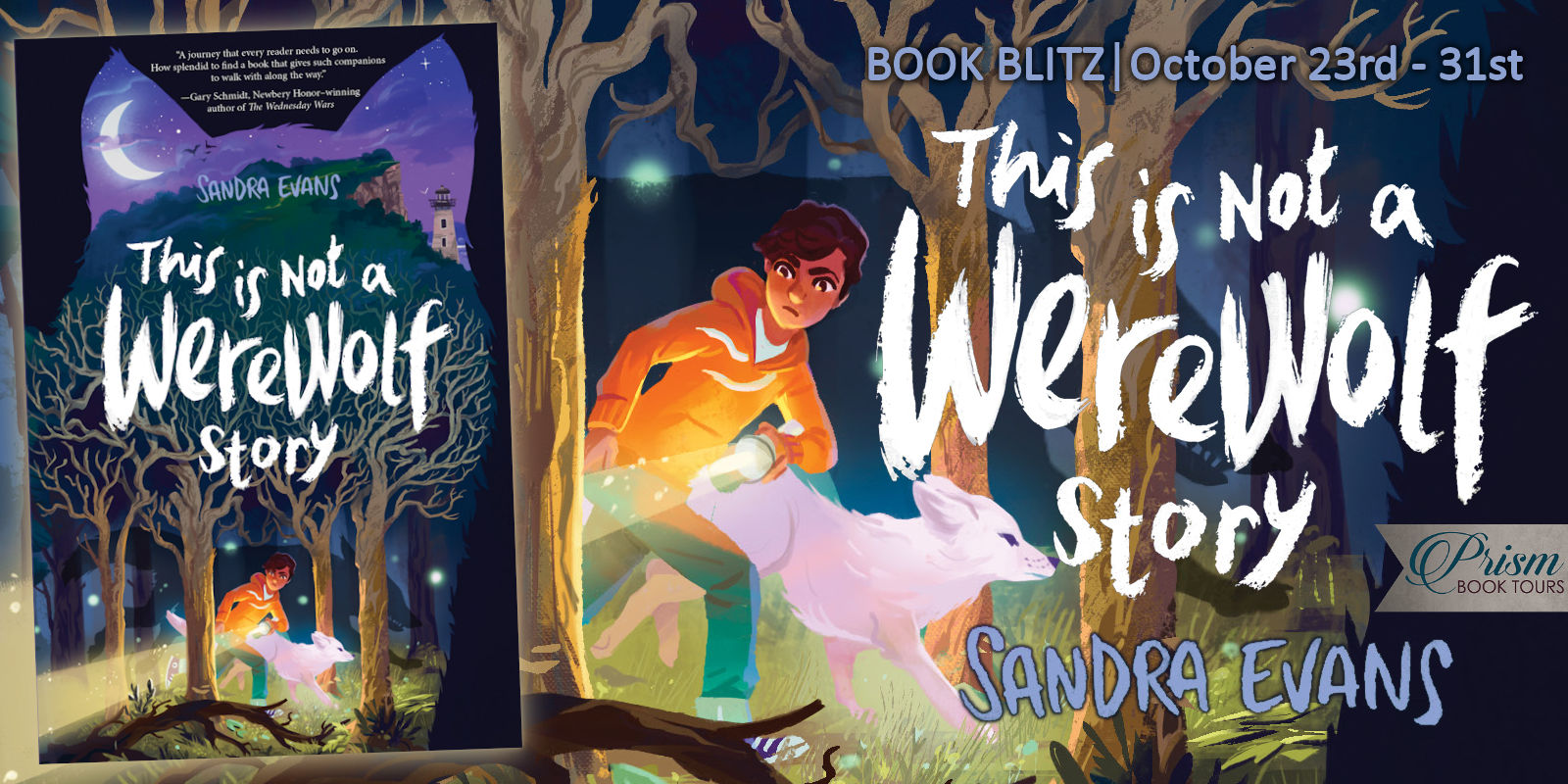 We're spotlighting THIS IS NOT A WEREWOLF STORY by SANDRA EVANS!