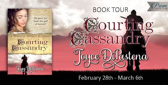 We're announcing the Book Tour for COURTING CASSANDRY by JOYCE DIPASTENA!