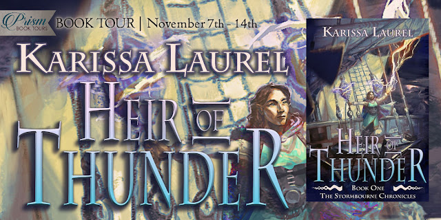 We're announcing the Book Tour for HEIR OF THUNDER by KARISSA LAUREL!