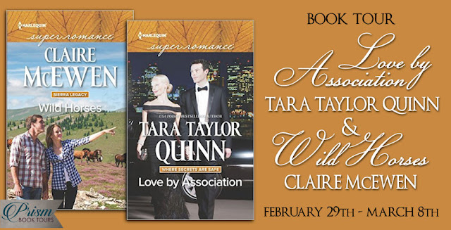Announcing the Tour for WILD HORSES by CLAIRE MCEWEN and LOVE BY ASSOCIATION by TARA TAYLOR QUINN!