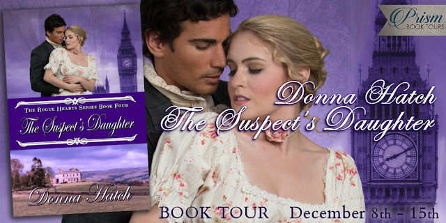 We're announcing the Book Tour for THE SUSPECT'S DAUGHTER by DONNA HATCH!