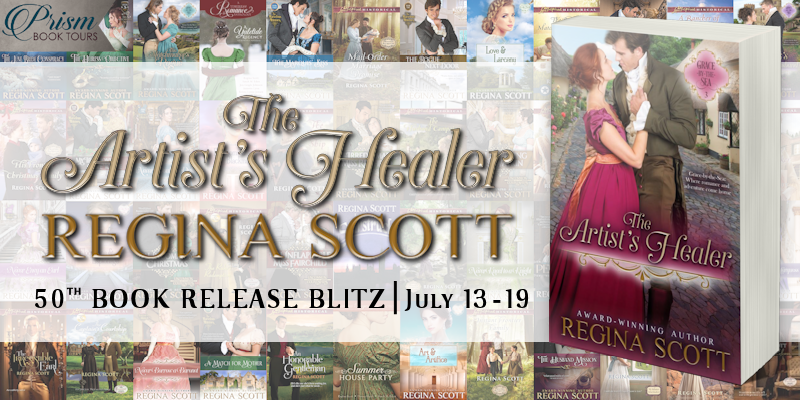 Happy 50th Book Release to Regina Scott with THE ARTIST'S HEALER! #Regina50