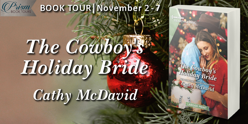 It's the Grand Finale for THE COWBOY'S HOLIDAY BRIDE by Cathy McDavid! #CHBPrism